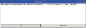 Abbildung 2: Welches Laufwerk ist gemeint, wenn man auf einem Mandrake-System zwei CD-ROMs hat?