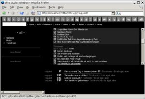 Abbildung 2: Alle gefundenen MP3s stehen zu Wahl.