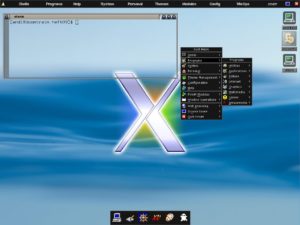 Abbildung 2: Aus fünf mach eins: "OSX" mit den Titelleisten von "QNX", den Buttons von "ICE", dem Hintergrund von "RedmondXP" und dem "Sa"-Farbschema.