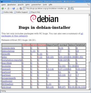 Abbildung 2: Der neue Installer hat gerade mal noch zwei Dutzend Fehler, die zu beheben sind.