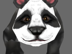 Abbildung 3: Ein fertiges Modell stellt Panda3 mit nur fünf Zeilen Python (Listing 1) dar.