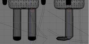 Abbildung 3: Das Positionieren des Cursors im 3D-Raum erfordert immer die Kontrolle aus zwei Perspektiven.