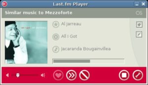 Abbildung 3: Die grafische Oberfläche von Last.fm ist Geschmacksache – die abgespielte Musik auch.