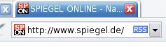 Abbildung 3: RSS-Feeds ergänzen oft Web-Seiten mit Kurznachrichten über Neuigkeiten.