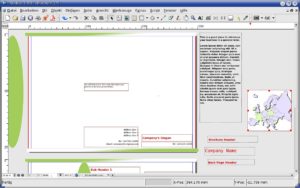 Abbildung 3: Der so genannte Scratch Space: Hier kann der Anwender alle Layout-Elemente sammeln, bevor er sie auf der Seite verteilt.