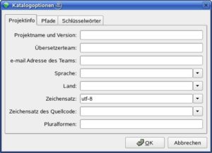 Abbildung 3: Nach dem Laden einer POT-Datei müssen Sie diese Grundeinstellungen ergänzen.