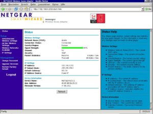 Abbildung 3: Mehr als die Online-Hilfe des Wireless Game-Adapters hat Netgear für Linux-Anwender nicht übrig. Falsche Dateinamen machen das HTML-Handbuch auf der CD unbrauchbar.