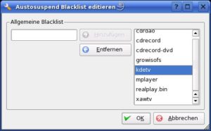 Abbildung 3: Während der Ausführung bestimmter Programme soll der PC nicht einschlafen.