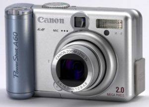 Abbildung 3: Testkandidat Digitalkameras: Canon Powershot A60
