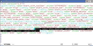 Abbildung 3: In solchen XML-Dateien speichert Gnome seine Konfiguration.