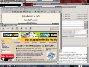 Abbildung 3: LinuxConsole als System zum Schreiben technischer Dokumentation.
