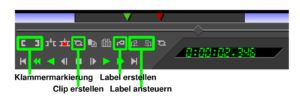 Abbildung 3: Die Bedienelemente im Viewer ermöglichen eine bequeme Vorschau und zügiges Beschneiden Ihrer Videos.
