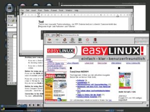 Abbildung 3: Feather Linux ist klein und komplett.