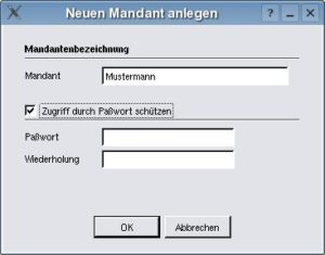 Abbildung 3: Mandanten einzurichten lohnt sich nur in der Pro-Version.