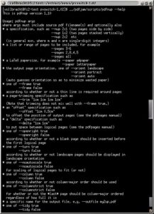 Abbildung 3: Mit einigen Skripten lassen sich PDF-Dokumente genauso leicht manipulieren wie Postscript-Dateien.