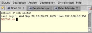 Abbildung 3: Mit Public-Key-Authentifizierung verläuft der Login komfortabler, da ohne Passwort-Abfrage.