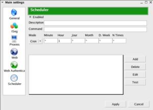 Abbildung 3: Der Scheduler von Naja nutzt cron, um Zeiten für Tasks festzulegen.