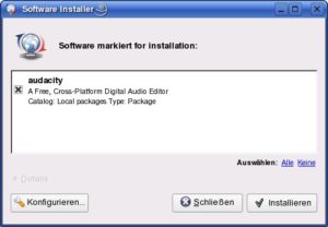 Abbildung 3: Mit den deutschen Übersetzungen nahm es Novell es bei Suse Linux 10.1 nicht so genau.