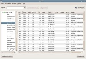 Abbildung 4: Auf einem modernen Linux-System ist eine Unzahl von Dateien geöffnet. Mit Glsof kann sich der Admin bequem einen Überblick verschaffen.