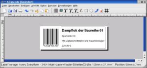 Abbildung 4: Im Label-Editor lassen sich die Etiketten schnell formatieren.