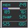 Abbildung 4: Noch 189 MB Arbeitsspeicher frei.