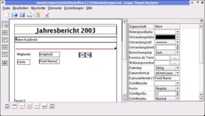 Abbildung 4: Mit Kugar Designer gestalten Sie Datenbankberichte.