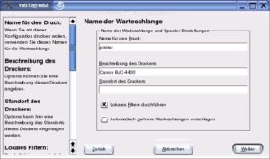 Abbildung 4: Bei reinen Druckeradaptern, die keine Druckdaten aufbereiten, müssen die Daten zunächst auf dem Client gefiltert – also aufbereitet – werden.