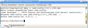 Abbildung 4: Mit diesem Befehlsaufruf installieren Sie isdn-config auf Ihrem System.