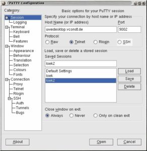 Abbildung 4: Im Punkto Konfiguration steht Putty OpenSSH in nichts nach.