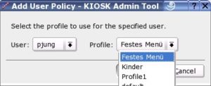 Abbildung 4: Arbeit macht das Erstellen der Profile – das Zuweisen geht hingegen ganz einfach.