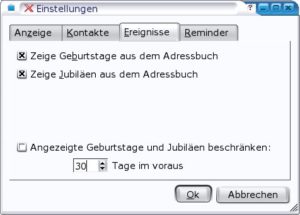 Abbildung 4: Mit der Unterstützung von Kickpim vergessen Sie künftig keinen Jubeltag mehr.