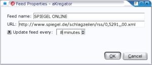 Abbildung 4: Wenn Sie mögen, können Sie das Fetch-Intervall für jede Quelle individuell festlegen.