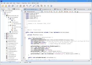 Abbildung 4: NetBeans bietet einen Überblick über die Dateien eines Projekts.