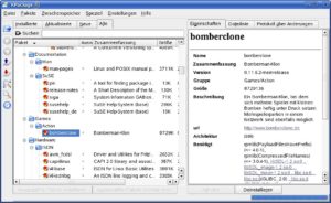 Abbildung 4: Alle Daten des Spec-Files tauchen auch im Paketmanager auf – hier mit KPackage als grafischen Frontend.