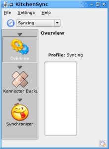 Abbildung 4: Kitchensync gleicht die KDE-Komponenten KOrganizer und KAddressbook mit Mobiltelefonen und Web-Diensten ab.