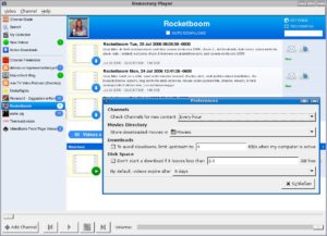 Abbildung 4: Teilen Sie dem Democracy Player mit, wie viel Speicherplatz Sie noch frei haben, stoppt er bei Überschreitung den Download weiterer Dateien.