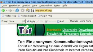 Abbildung 5: Um verschiedene Proxies bequem an- und abzuschalten, gibt es die Firefox-Erweiterung "Switch Proxy". Nach der Installation sitzt sie in einer eigenen Statusleiste.