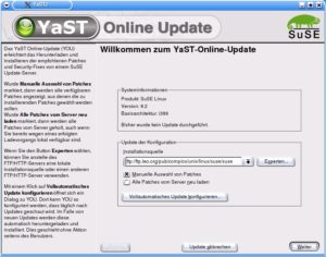 Abbildung 5: Das Programm YOU bringt Ihr SuSE-Linux-System einfach und schnell auf den neuesten Stand – für ein neues KDE ist es aber nicht zuständig