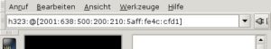 Abbildung 5: GnomeMeeting kann schon IPv6