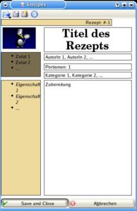 Abbildung 5: Die Ansicht der Rezepte lässt sich an die persönlichen Vorlieben anpassen.