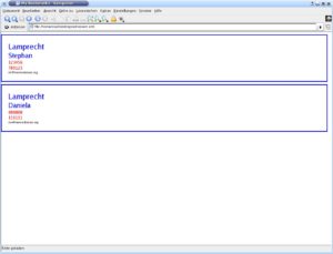 Abbildung 5: Konqueror stellt eine XML-Datei dar.