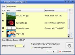 Abbildung 5: Klein aber fein: Das Diashow-Modul von überzeugt mit praktischen Funktionen.