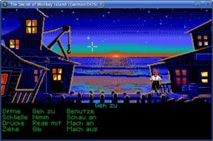 Abbildung 5: Hier handelt es sich um die erste Version von "The Secret of Monkey Island", die noch mit 16 Farben auskommen musste.
