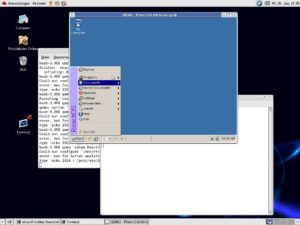Abbildung 5: Der in Entwicklung befindliche Windows-Klon ReactOS in QEMU nach der Installation.