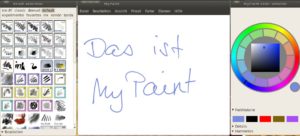 Abbildung 5: Mypaint ist ein waschechtes Zeichenprogramm und nicht zur Bildmanipulation gedacht.