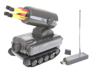 Abbildung 5: Leider unter Linux zurzeit nicht einsatzbereit: der fernsteuerbare USB-Raketenwerfer.