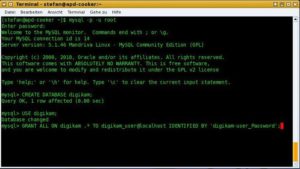 Abbildung 6: Auf die als MySQL-Root angelegte Datenbank soll der Nutzer <code srcset=