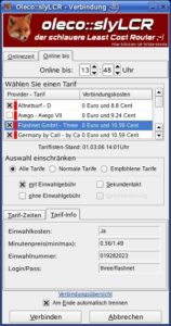 Abbildung 6: Die Benutzerschnittstelle von SlyLCR fasst alle Optionen und Informationen in übersichtlicher Form zusammen.