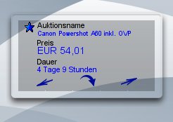 Abbildung 6: Lohnt sich ein Gebot noch? MyAuction hilft, die Auktionen im Blick zu behalten.