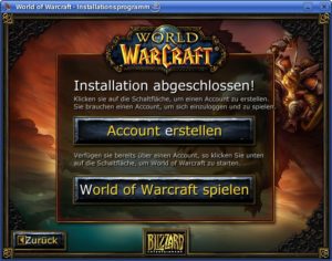 Abbildung 6: Erscheint dieser Bildschirm, hat die Installation unter Wine geklappt.